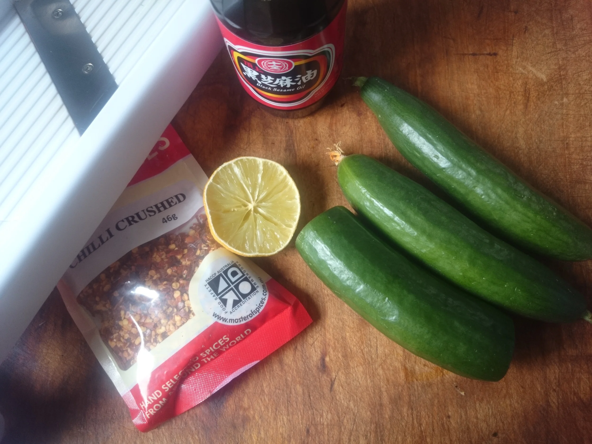 The ingredients you'll need, together with a pinch of salt.