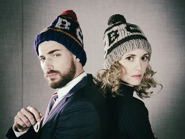Dustin Milligan & Evelyne Brochu