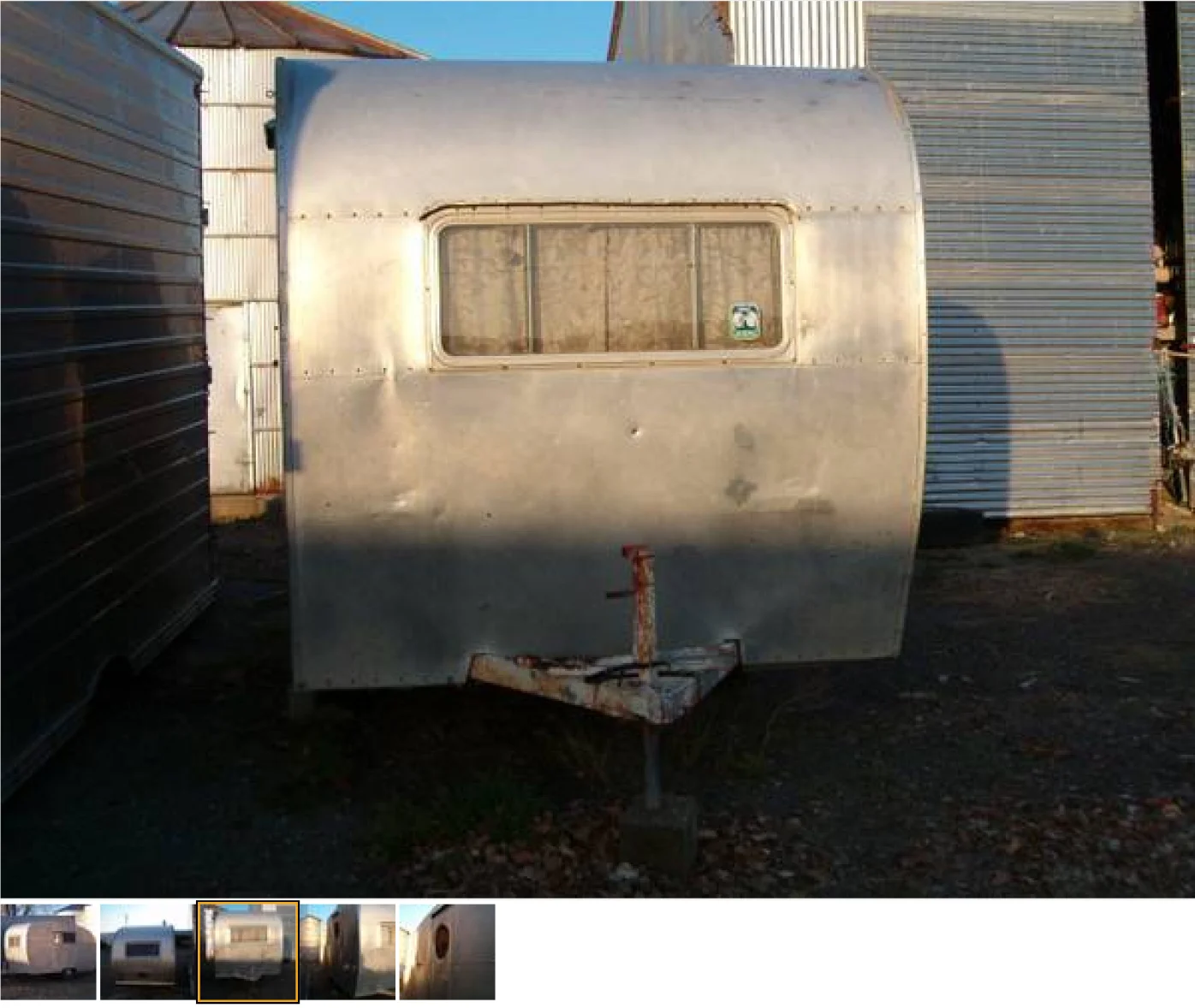 The Original Craigslist ad. Note: The trailer is not a 1960s Marvel. The plate that was on it was made in 1963, but the trailer's DMV record dates back to 1953. Marvel is the company that manufactured the trailer base, but I have yet to find any record of who actually built the trailer. I have done extensive research and had Adam of Avalon RV, a true expert, research it as well, with no conclusive findings.