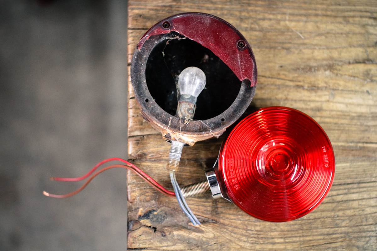 All of the lights and other vintage elements had to be tracked down, ordered and installed. I ordered parts from all over the country and became a bit of an expert on small trailer parts.