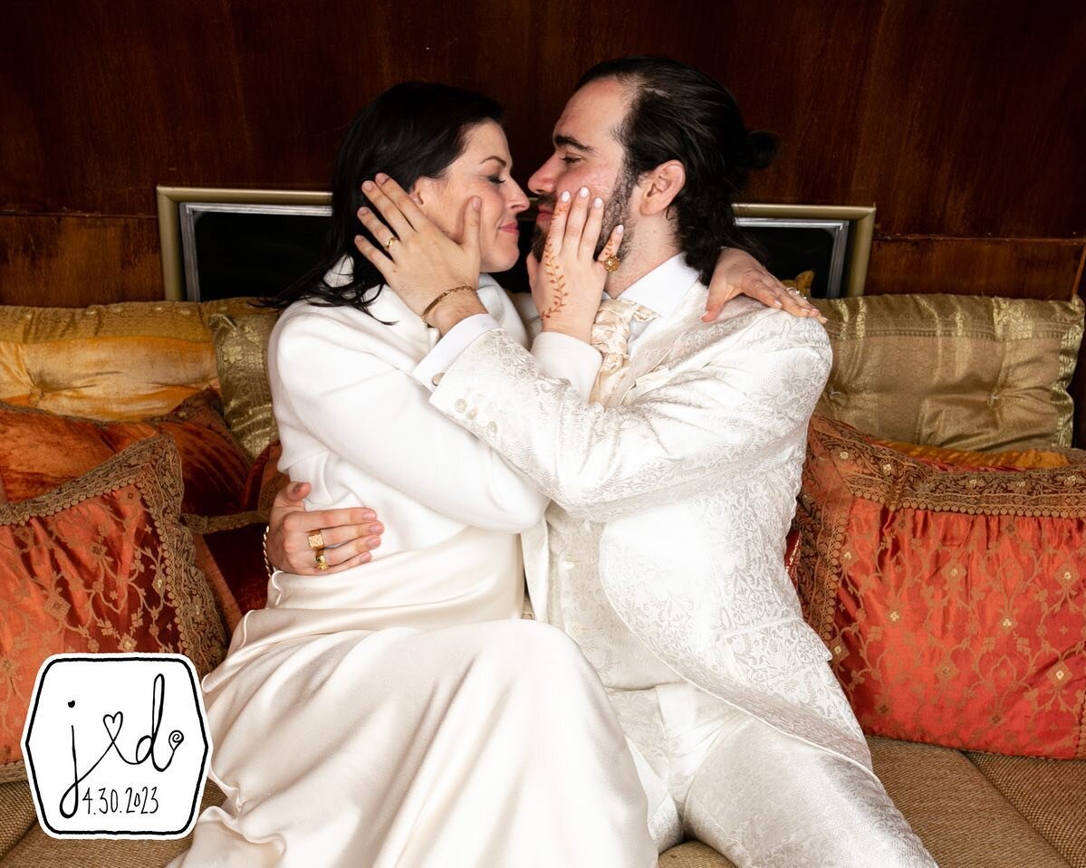 The universe entered a new phase Sunday 4.30.23 when Deena &amp; J&eacute;r&eacute;my Falconetti exchanged vows in the clouds above Malibu. The lovers were wrapped in angelic white garments; while their family and friends were a parade of color; lovi