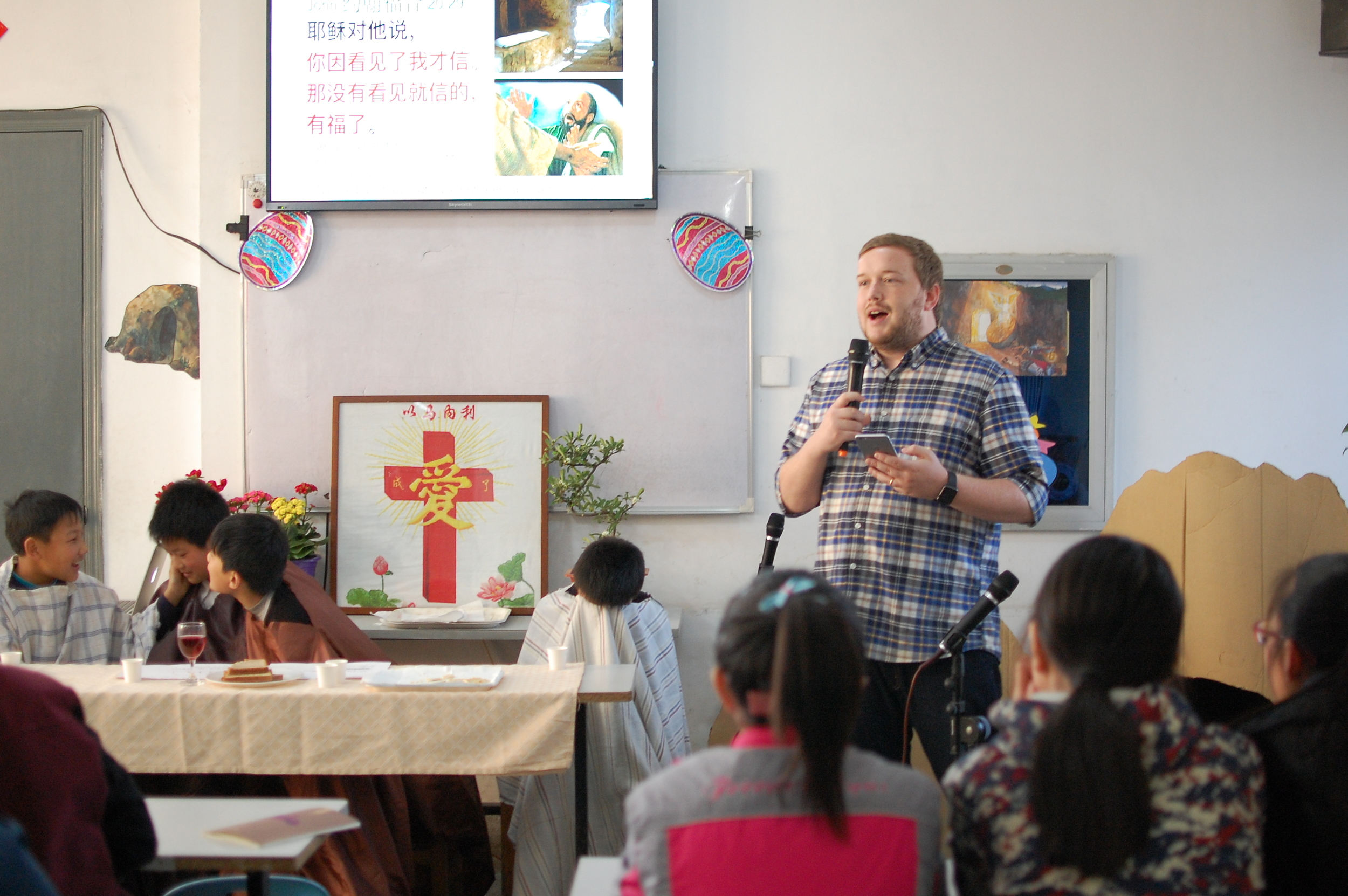 Preaching on Easter about believing without seeing!