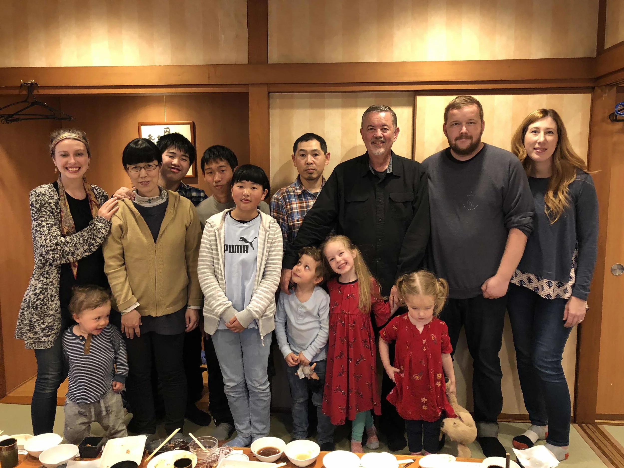 Thankful for the Cathcarts & Pastor Shuzo Ito's family!