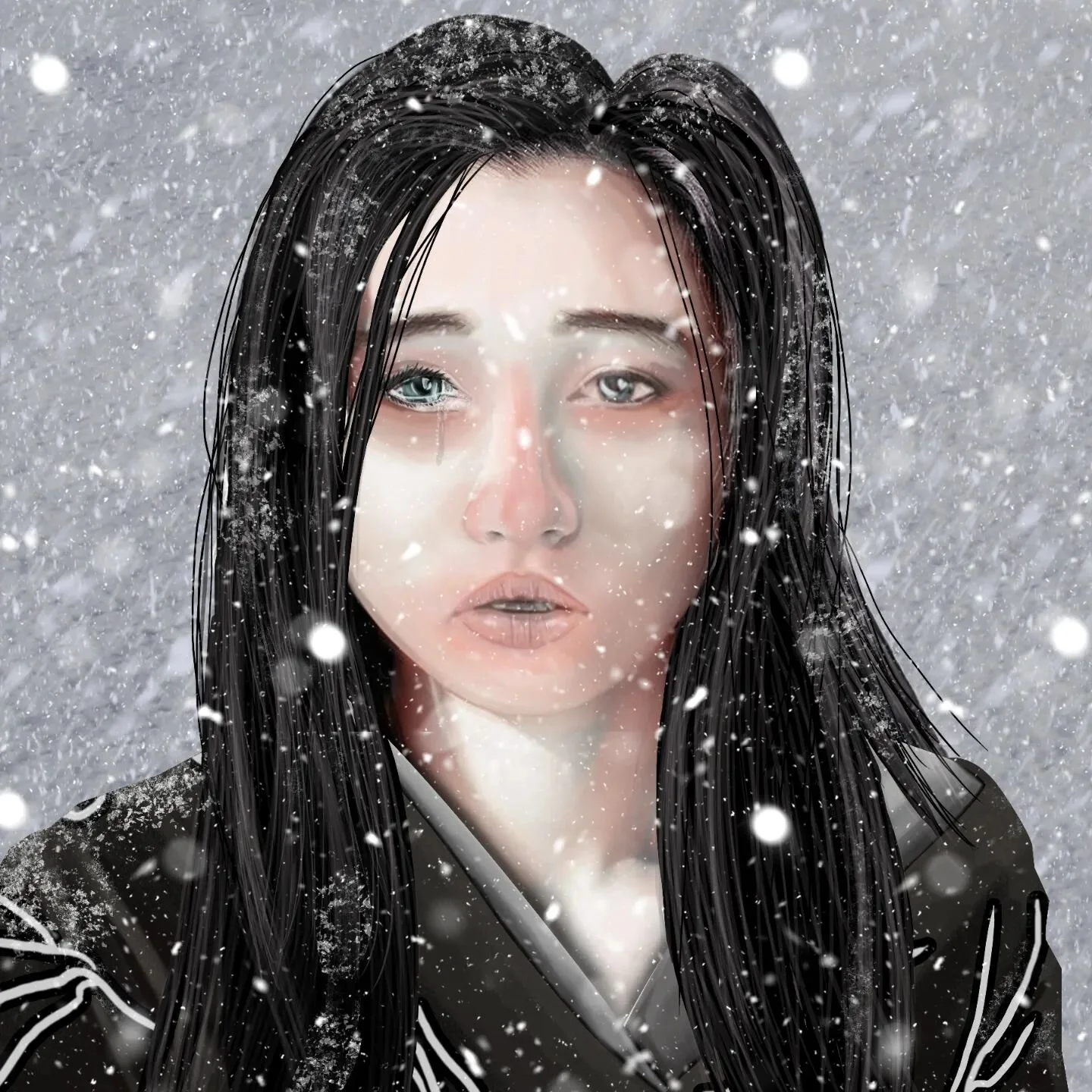 It took me FOREVER to finish this piece. I started it YEARS ago and forgot about it without ever finishing it.I finally took it to a place I feel comfortable calling it done. Here is the version with the hanya mask off
.
.
.
.
.
.
.
.
.
.
.
.
.
.
#ja