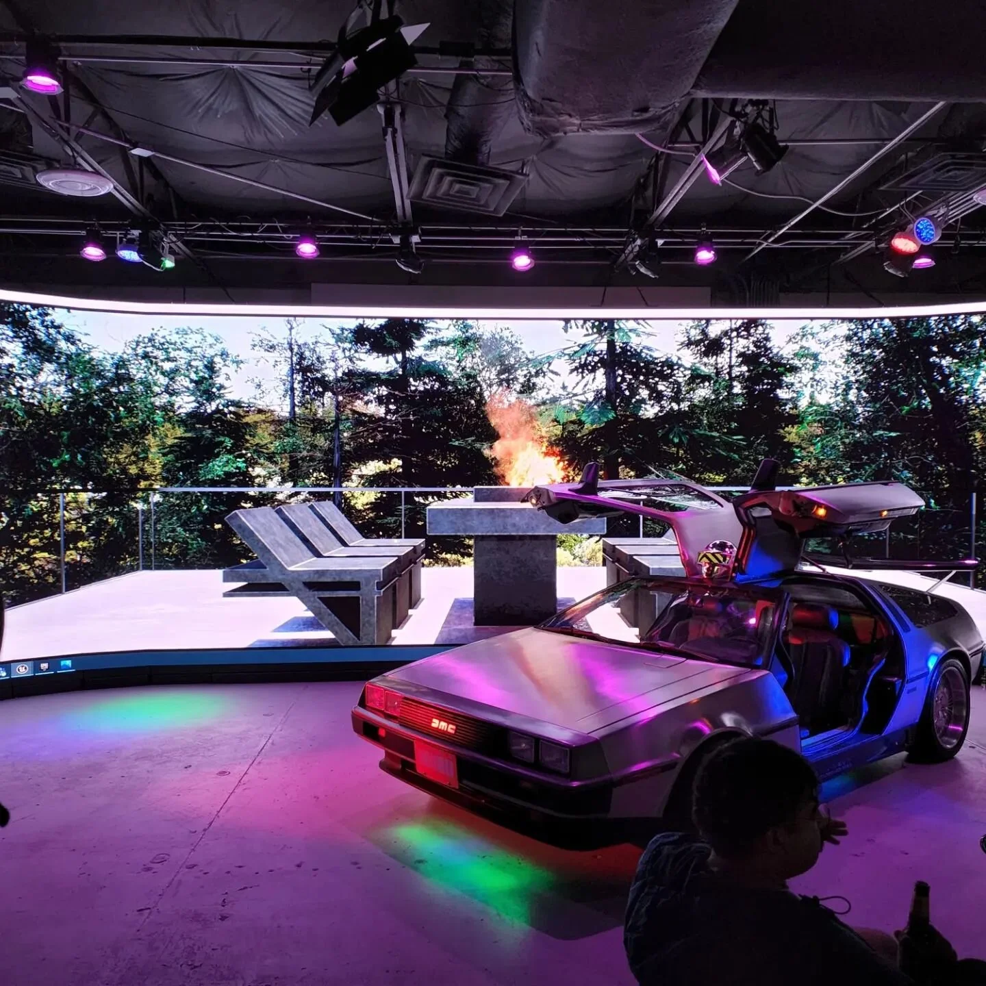 For those who don't know, I was on a panel to talk about Virtual production and LED walls  not that long ago. It was really cool to see my ue5 work up on a giant LED wall, and to talk and meet with tons of interesting people. 
.
.
.
.
.
.
.
.
.
#3d #