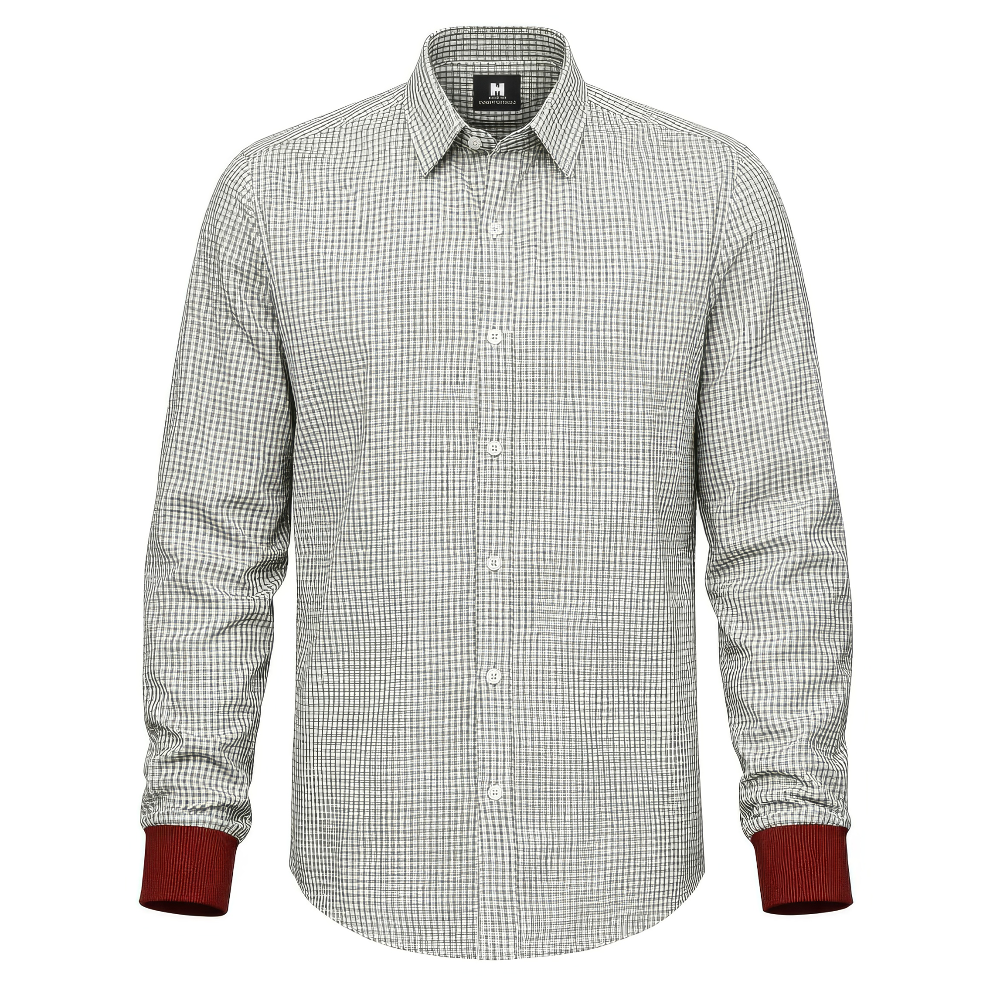 Gingham Check Bleisure Shirt.png