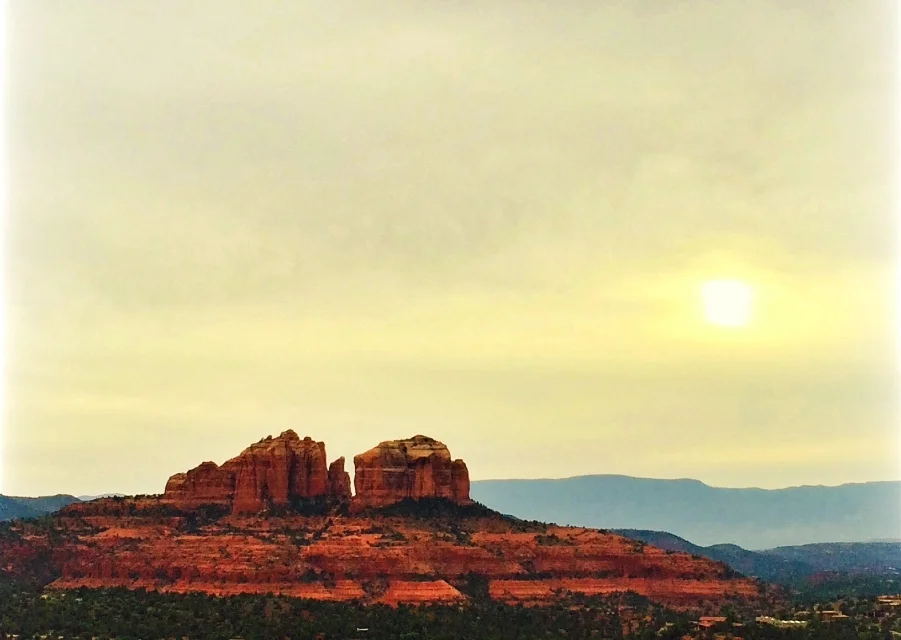 sunset in sedona, arizona