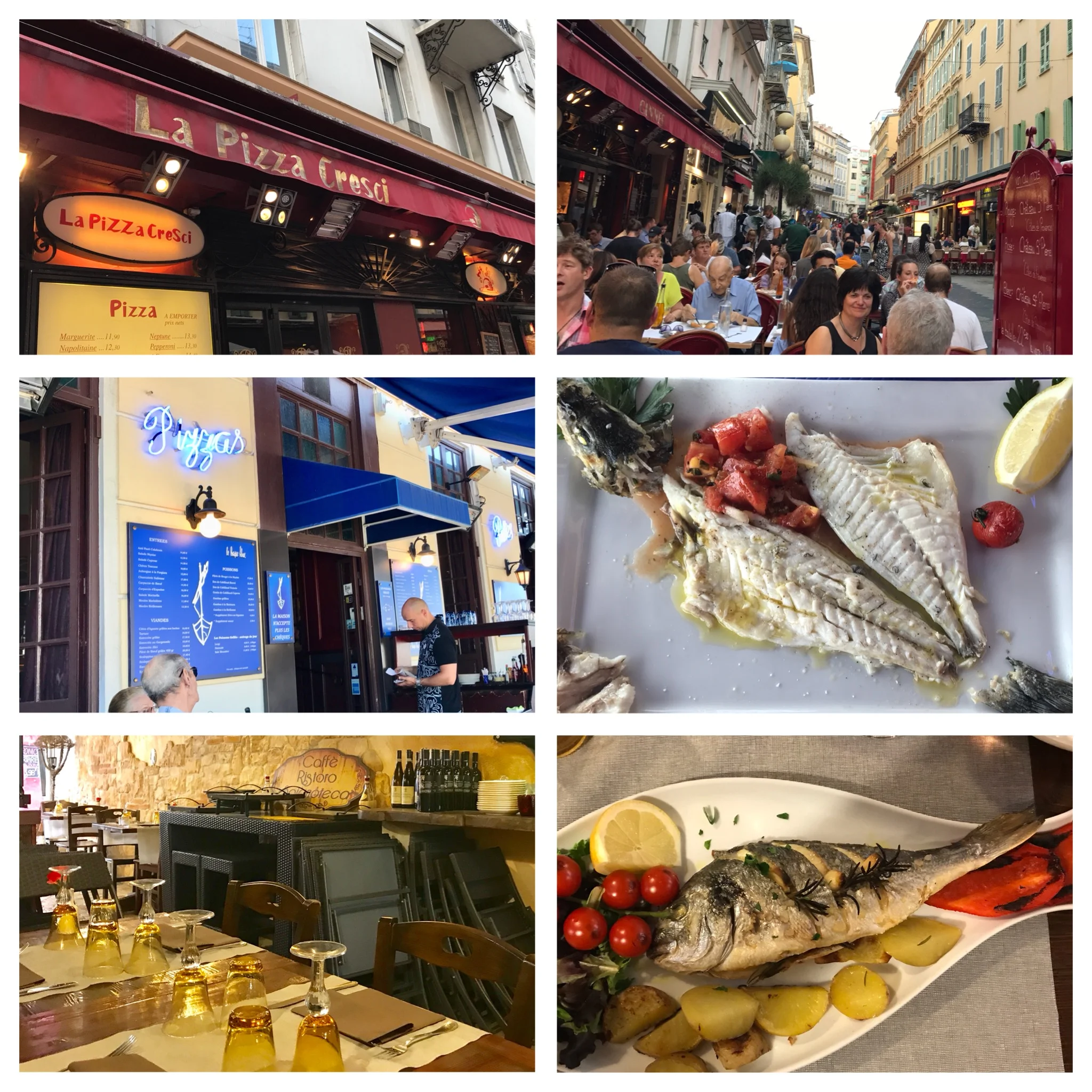 Back in Nice, France Part 7 - More Restaurants in Nice