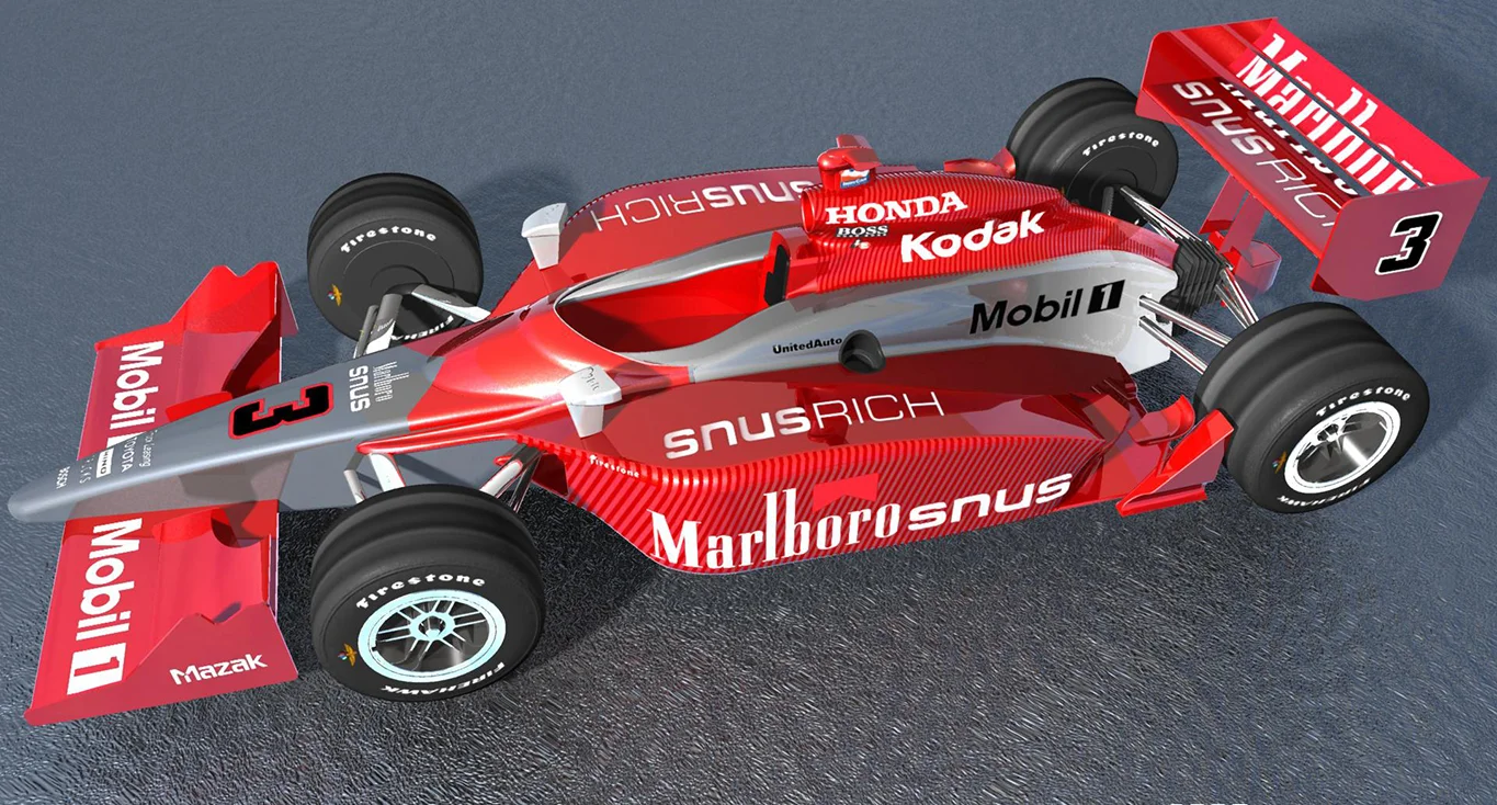 Modeling, Texturing and Rendering Indy Car Project at Design Engine.