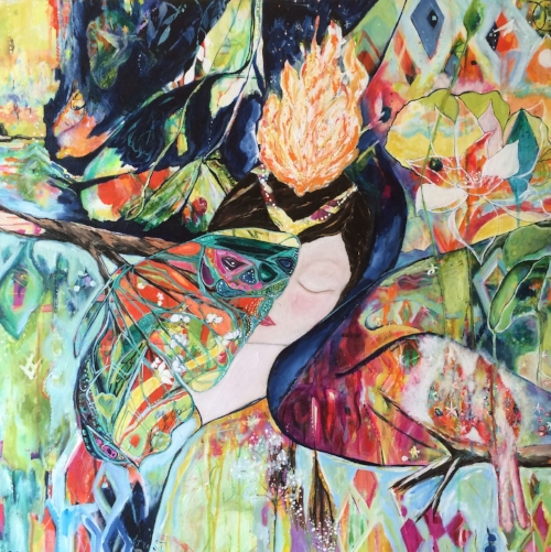 DANCING FLAME, Leah Campbell Badertscher,&nbsp; Copyright 2015, ALL RIGHTS RESERVED (commission)