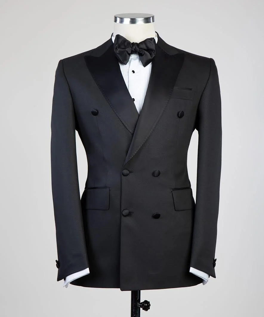 BLACK CLASSIC DOUBLE BREAST TUXEDO