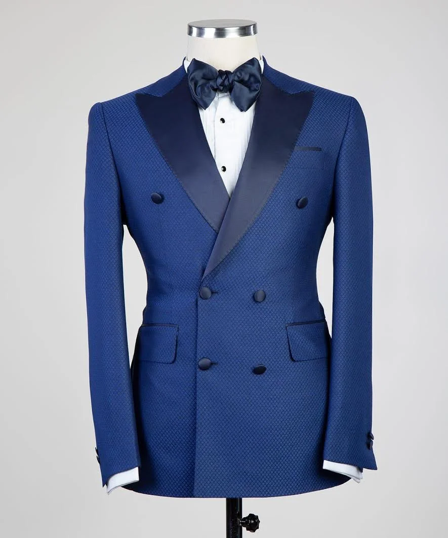 BLUE CLASSIC DOUBLE BREAST TUXEDO