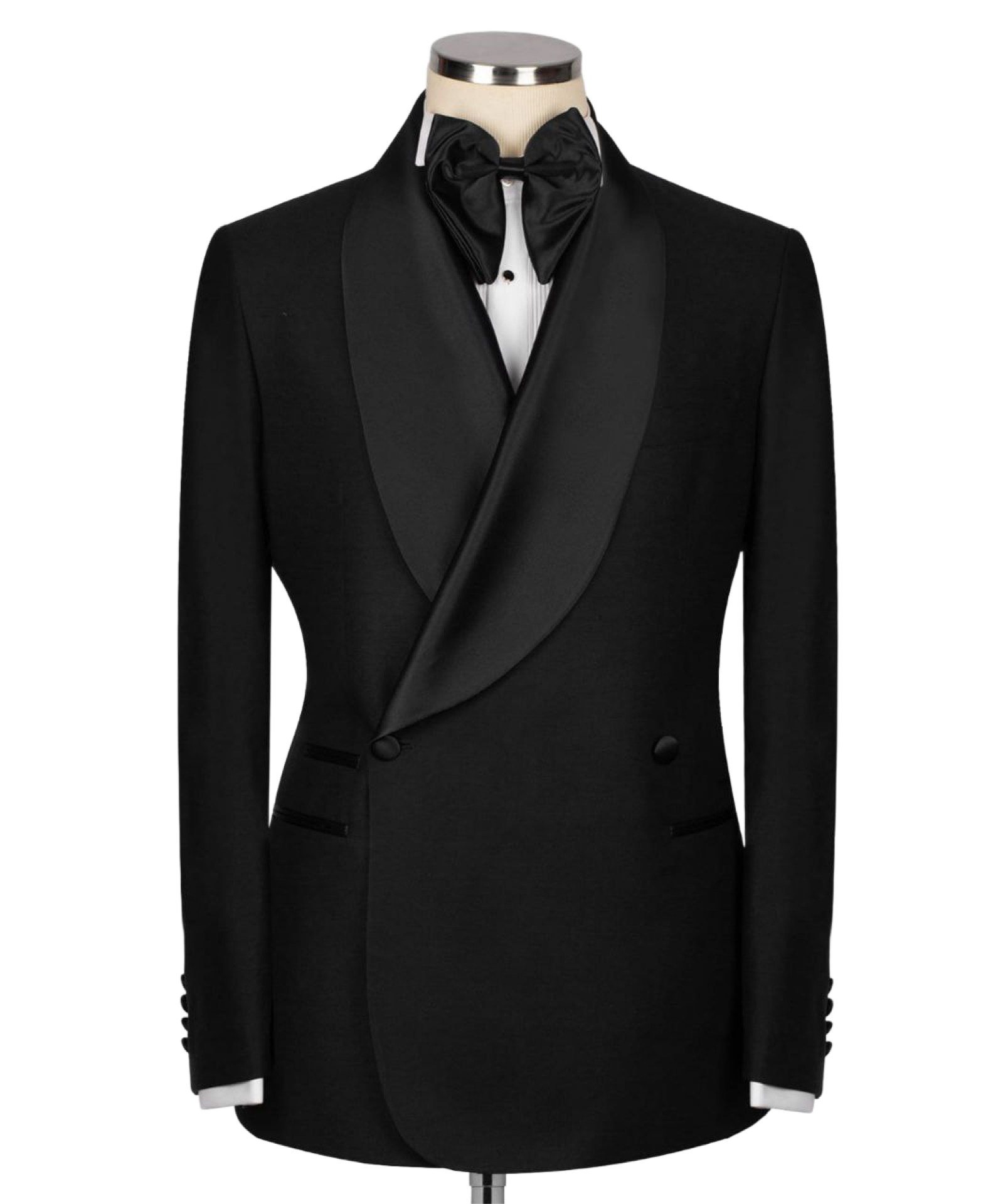 BLACK DOUBLE BREAST TUXEDO