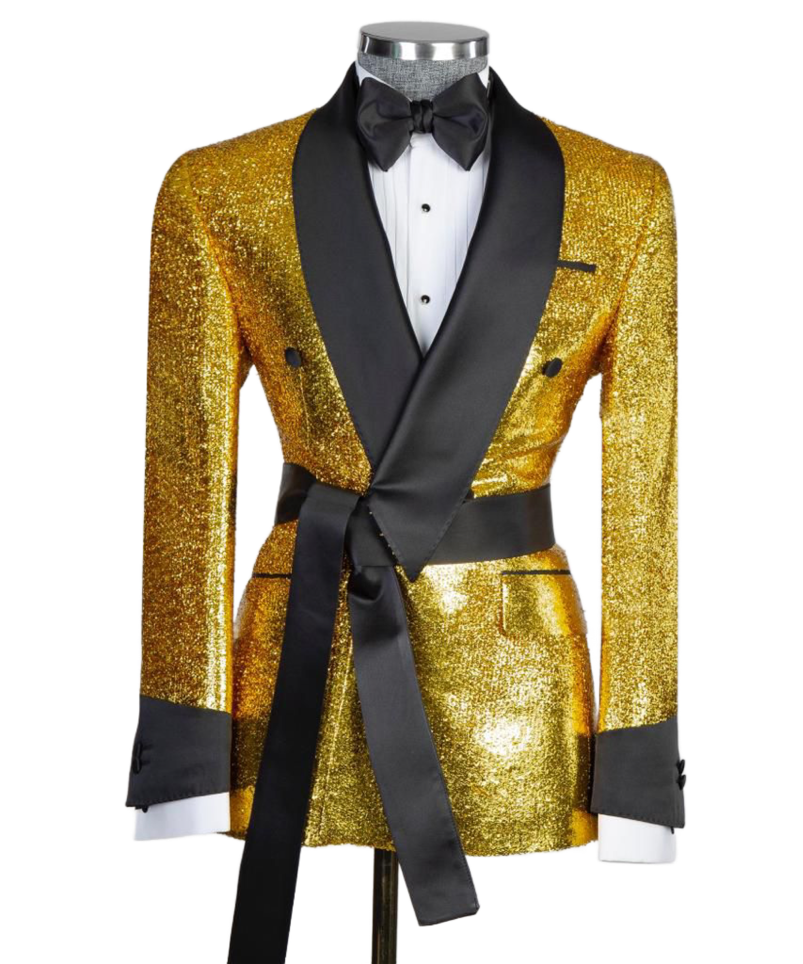 SEQUINS BELTED OPTION TUXEDO