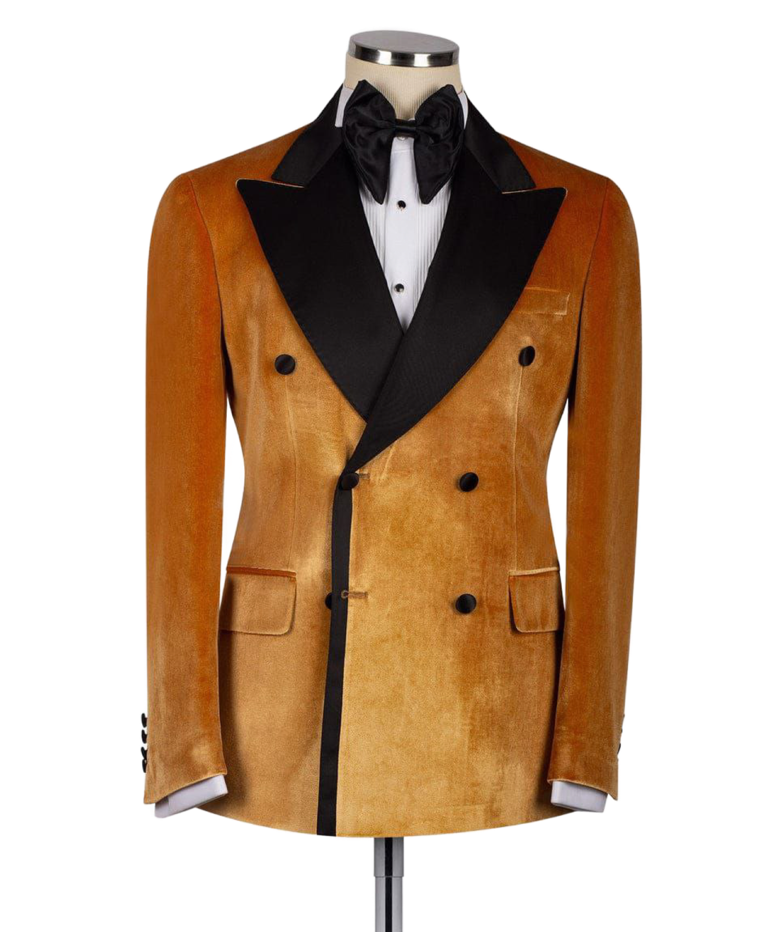 GOLD VELVET DOUBLE BREAST TUXEDO