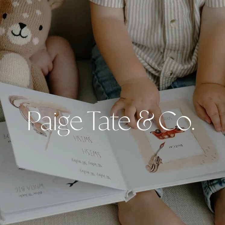 Paige Tate & Co. brand identity design by Lindsay Scholz Studio
