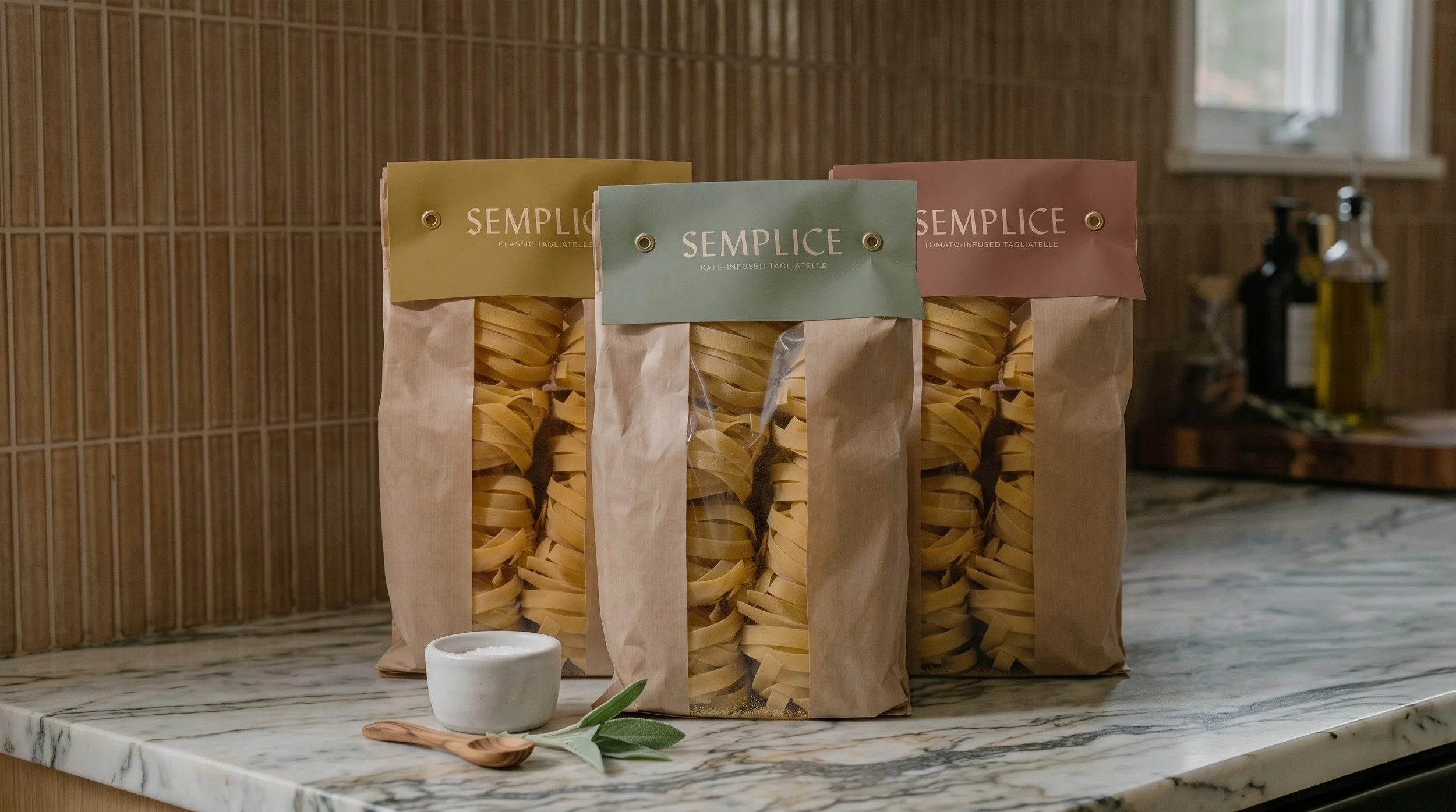 Semplice Pasta Brand & Website Design