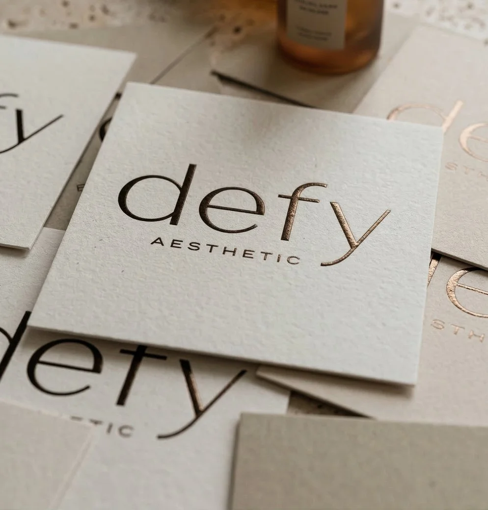 Defy Aesthetic Brand Identity Design