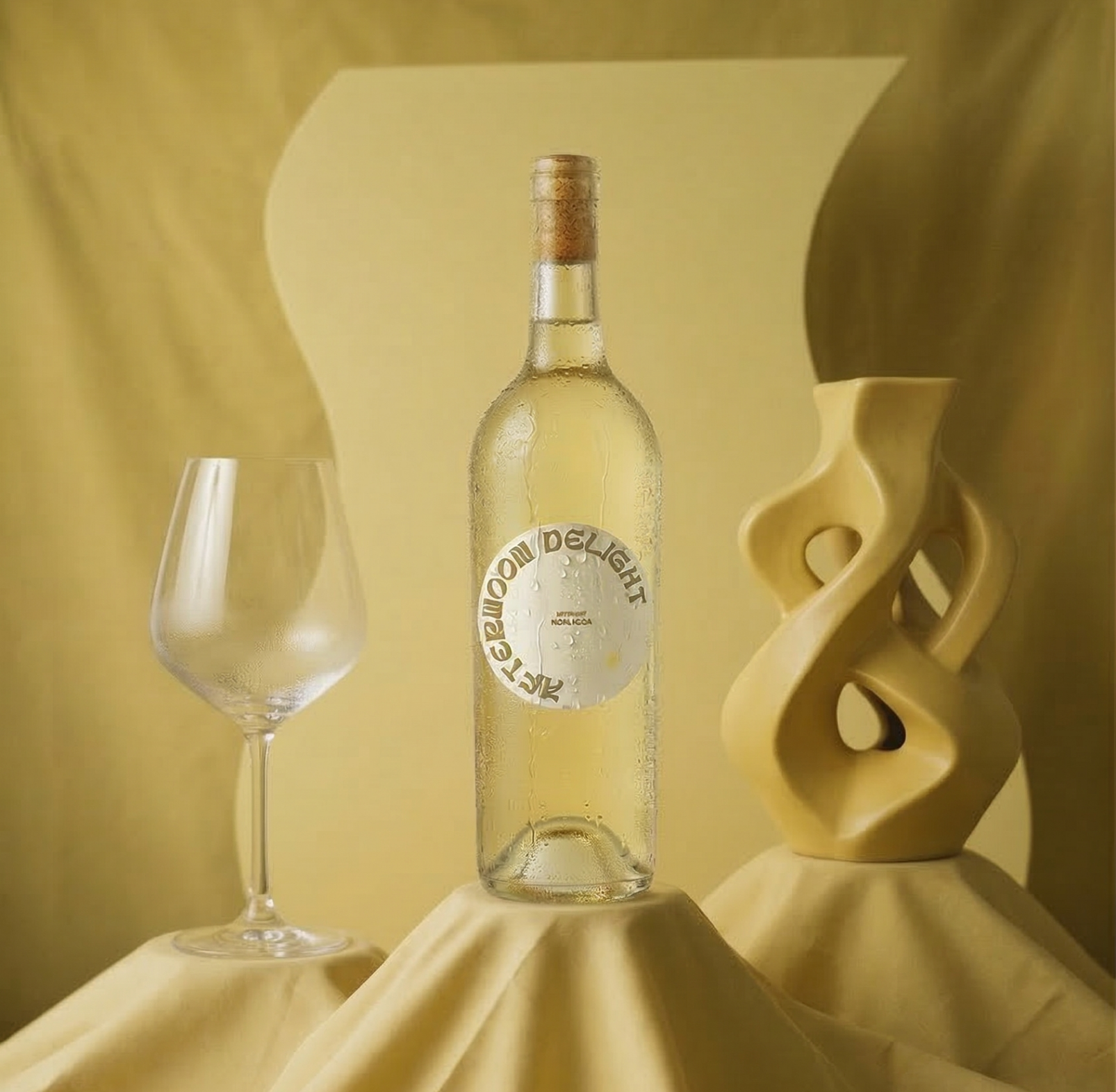 Afternoon Delight natural wine packaging design by Lindsay Scholz Studio