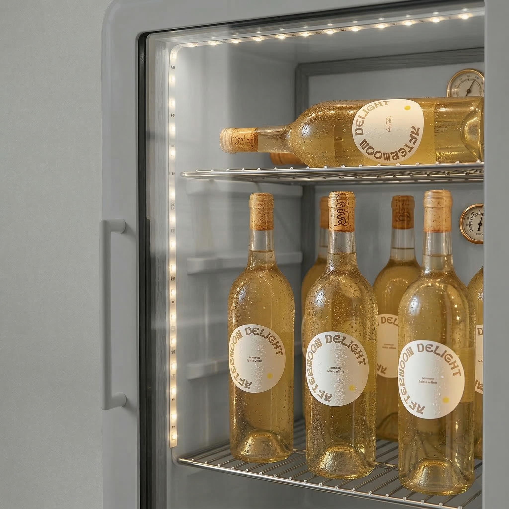 Afternoon Delight Natural Wine Packaging Design