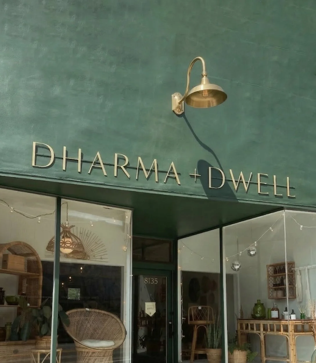 Dharma + Dwell Storefront Branding