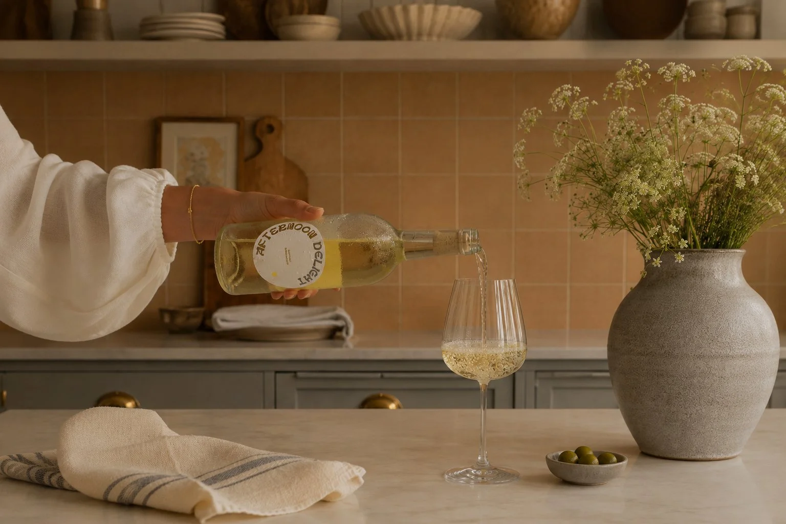 Afternoon Delight Pouring Wine