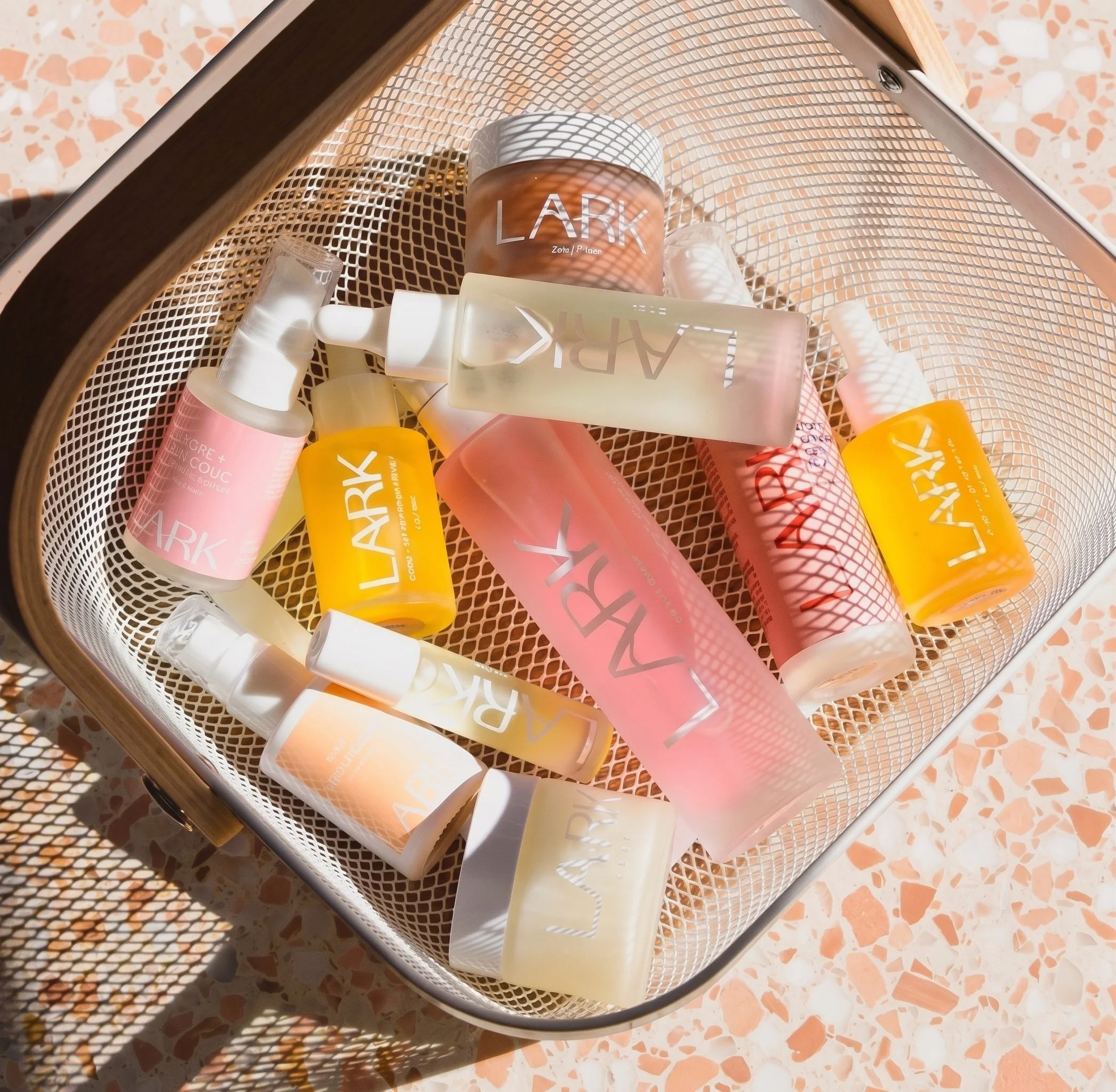 LARK Skin Co. skincare packaging design by Lindsay Scholz Studio