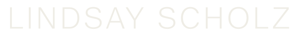 Lindsay Scholz Logo White