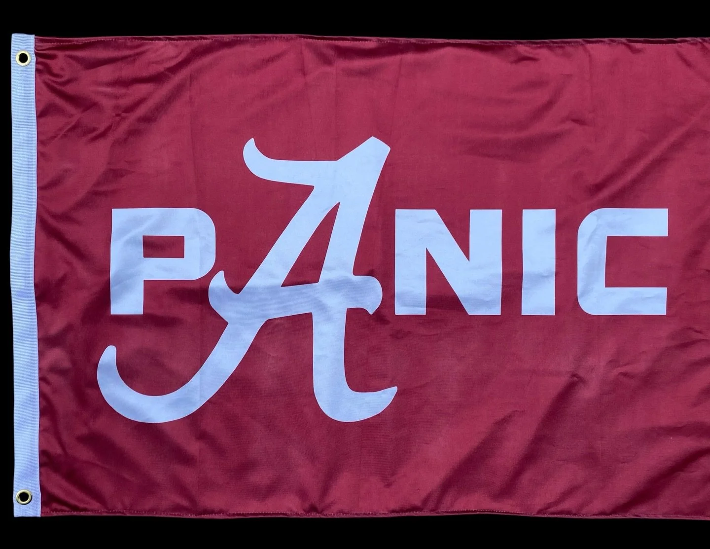 As we&rsquo;re cheering for the Tide today, we wanted to let you know that we have restocked the Bama Panic flags as well as the Mikey in royal and navy. We also have Satisfied and one Road Goes on Forever flag left. Grab now at driftermerch.com/shop