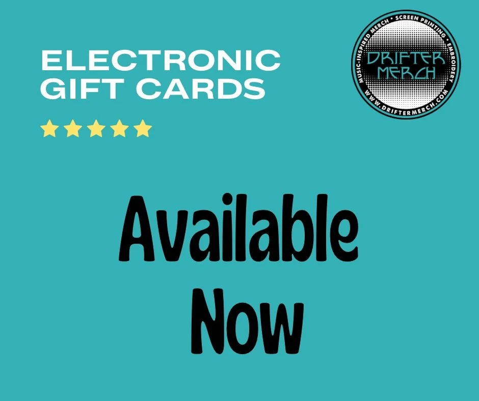 Last-minute gift solved.
Drifter Merch electronic gift cards available now at driftermerch.com.