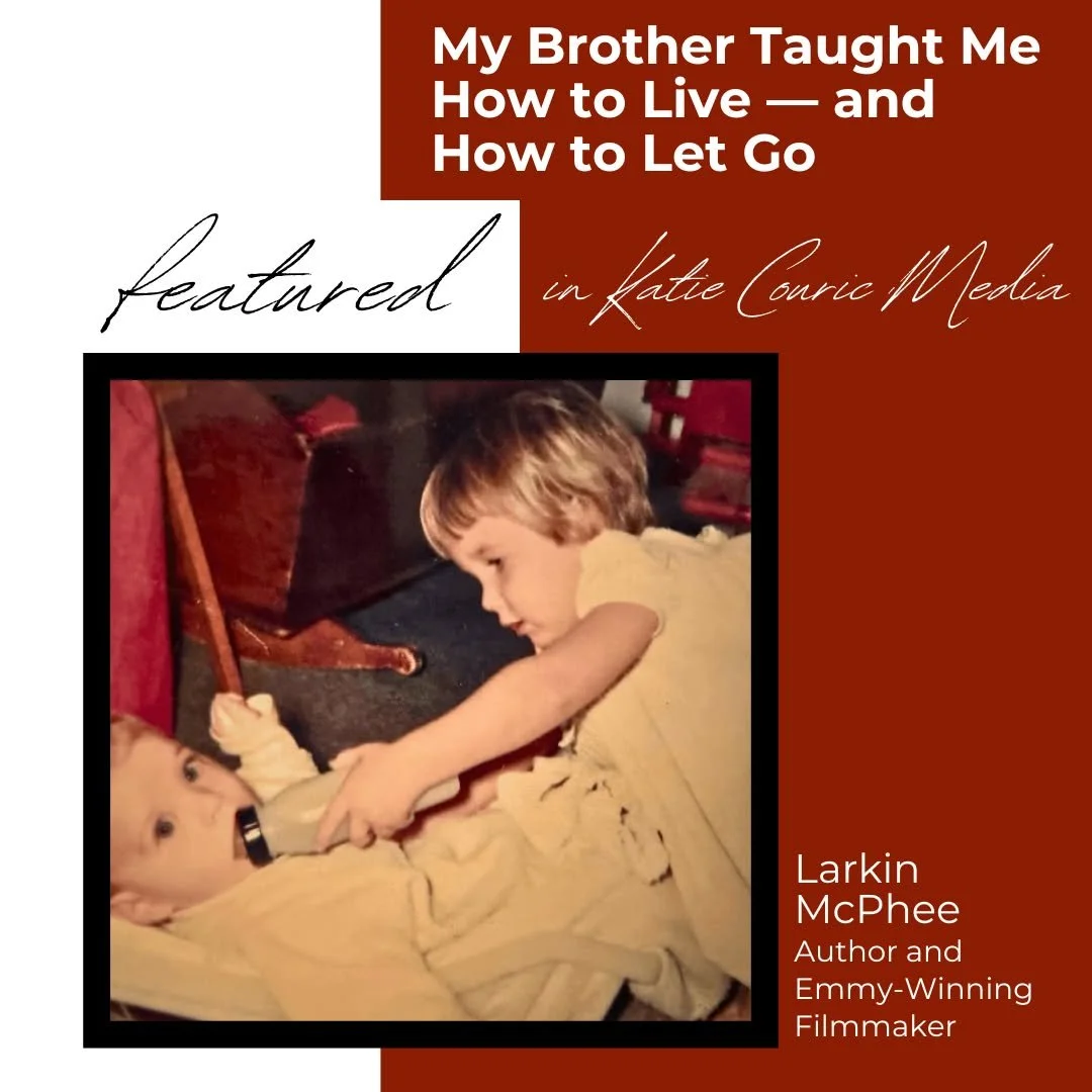 Congratulations to @larkinmcphee  for her featured in Katie Couric Media @katiecouricmedia  for her release of I'LL SEE YOU IN MY DREAMS today! This moving story reminds us that some people come into our lives and leave a mark so deep that their infl