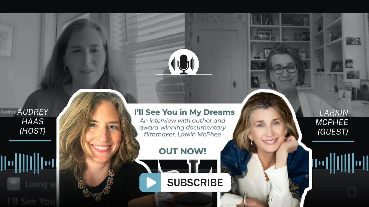 The conversation is live! 💙

In this heartfelt interview, award-winning filmmaker and author @larkinmcphee  joins Audrey Haas @colossians1vs9 of Living with ALS in which she shares the story behind I'll See You in My Dreams, a powerful memoir about 