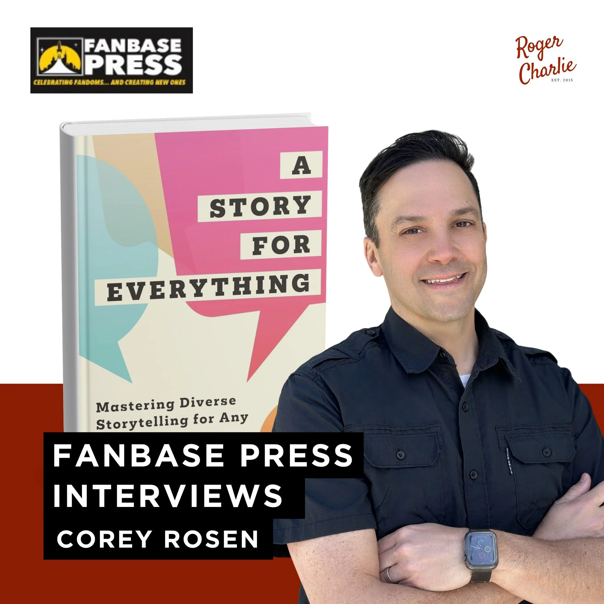 In a recent interview with @fanbasepress ,@storyrosen  talks about his new book A Story for Everything: Mastering Diverse Storytelling for Any Occasion, his creative process, and the power of storytelling in everyday life.

Read the full interview at