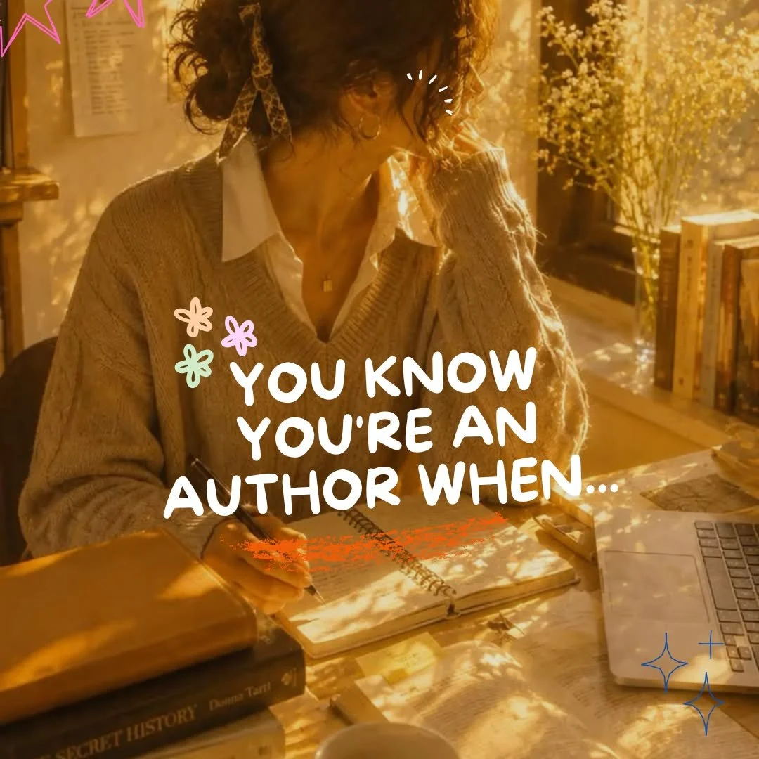 If you found yourself nodding at even one of these, welcome to the club.
Being an author is made up of countless small moments. Capturing ideas at unexpected times, revising "one last time," and celebrating every reader who connects with yo