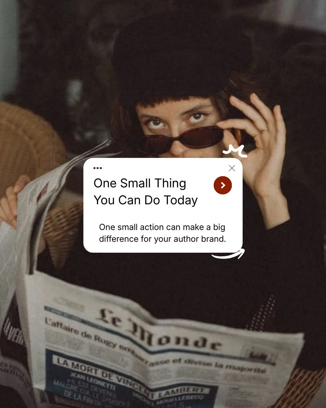 Growing your author platform doesn't require a complete overhaul overnight.

Sometimes, the most meaningful progress comes from doing one intentional thing each day. Reply to a reader, update your website, share your writing journey, or reach out for
