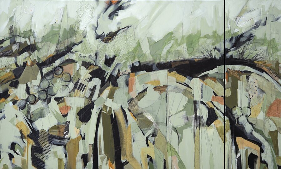 Valley Verde (Diptych) 36x60 Sold