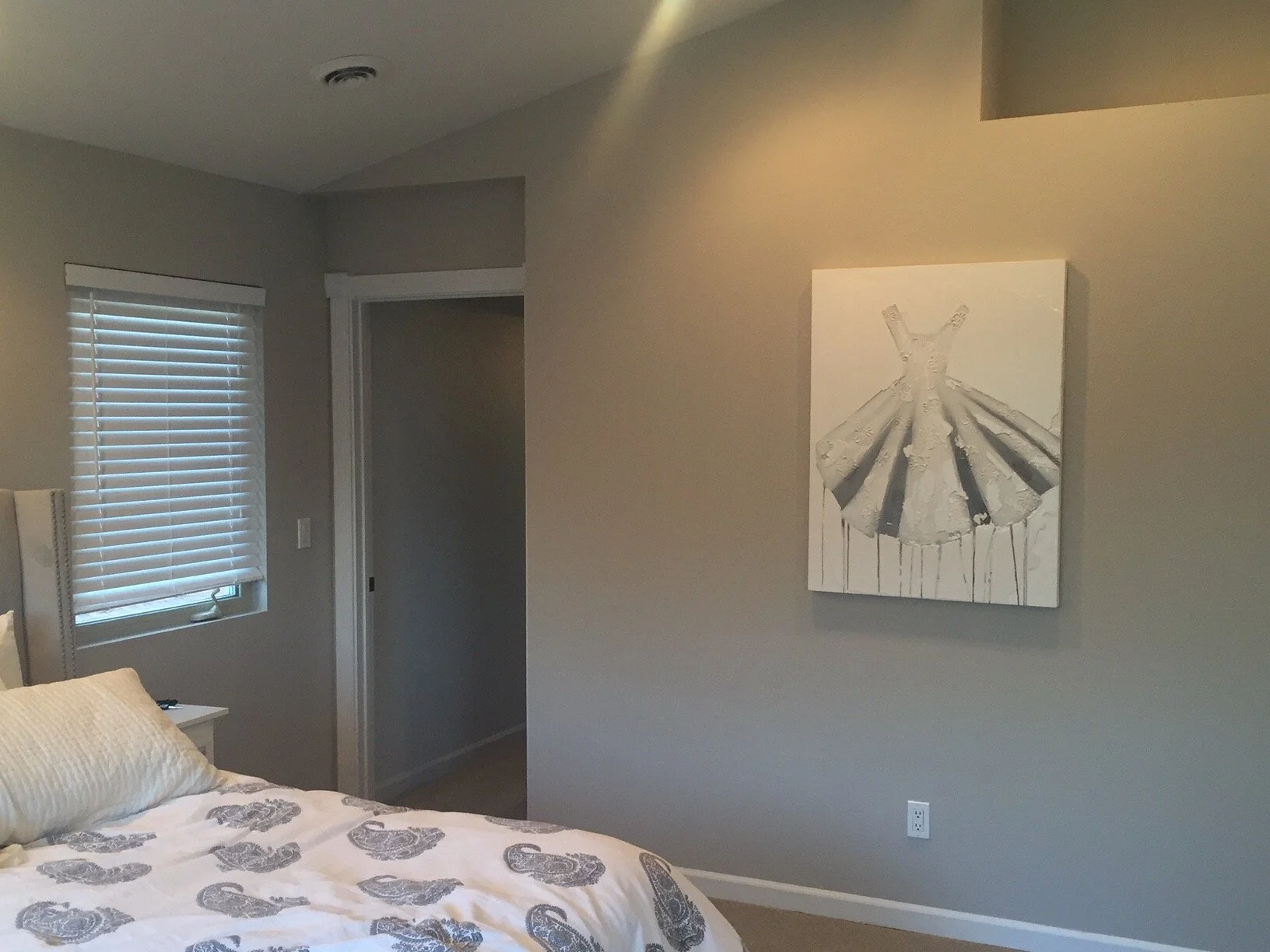 Installed Dress Painting