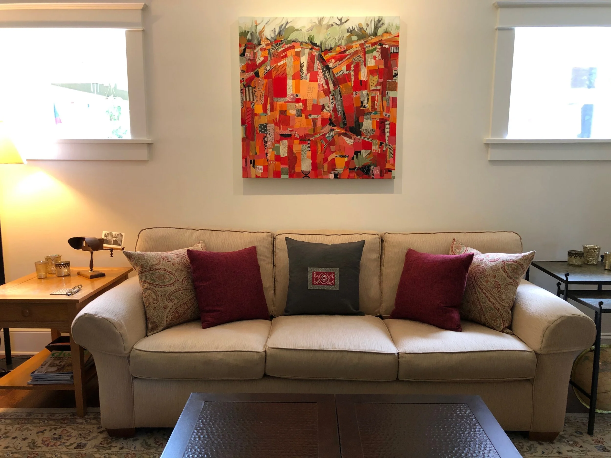 Mixed Media Landscape Painting