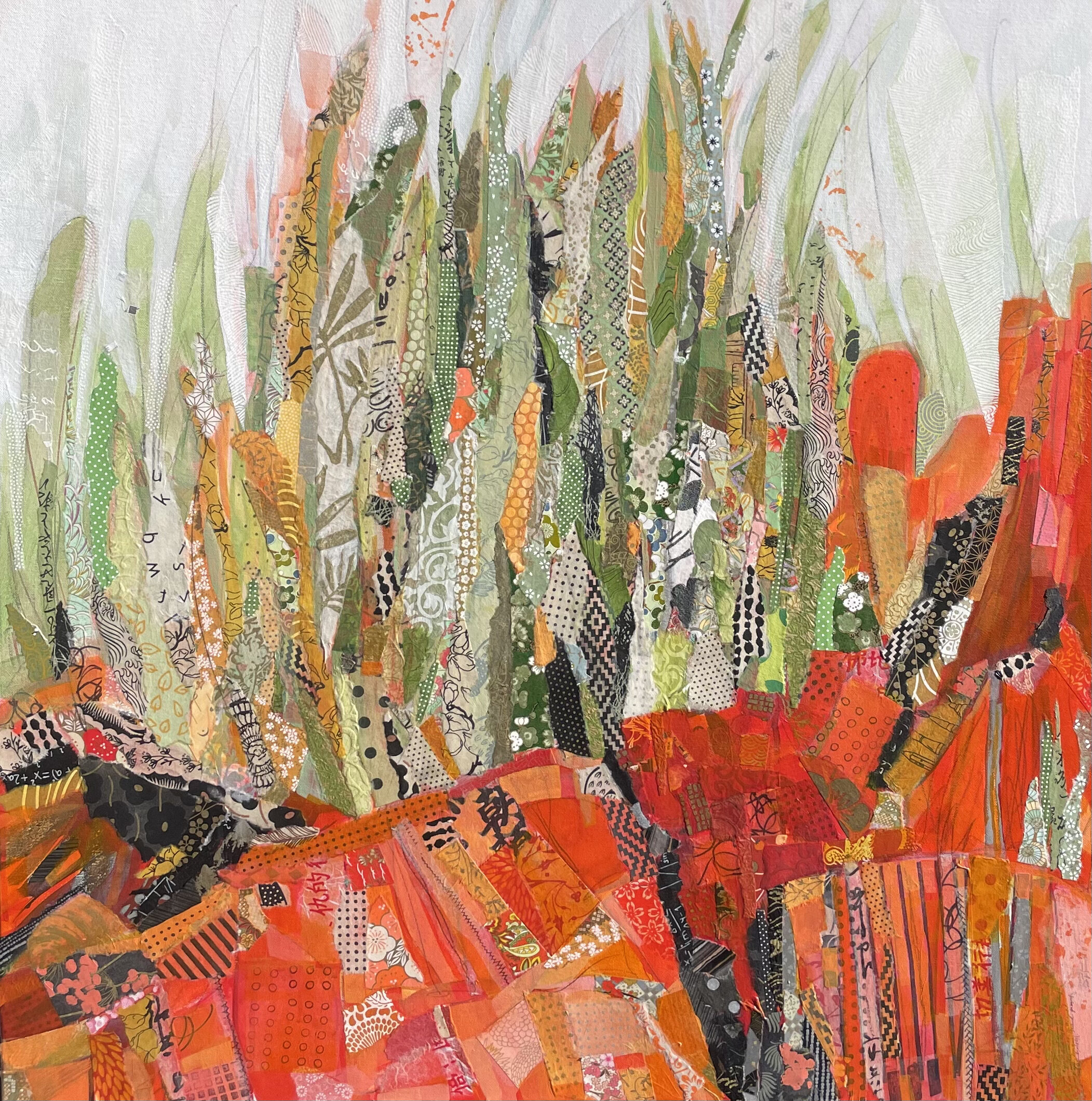 Cadmium Crest 30x30 Sold