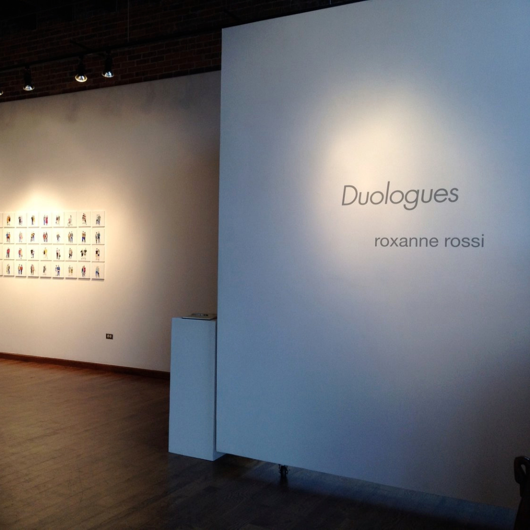 "Duologues" Exhibit Roxanne Rossi