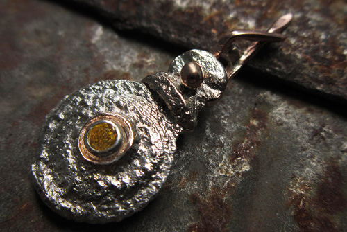 quadrant key pendant