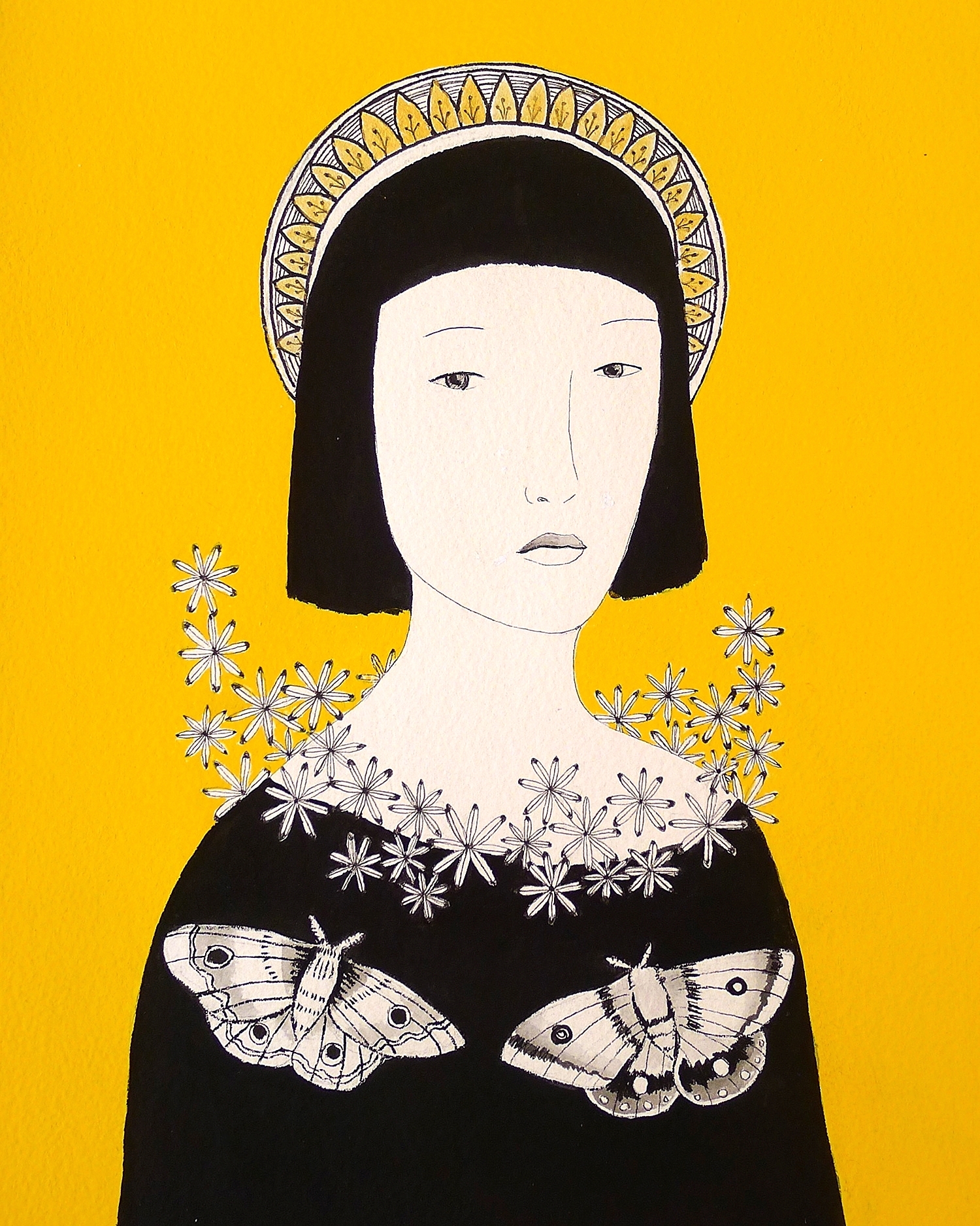 Girl with Golden Crown