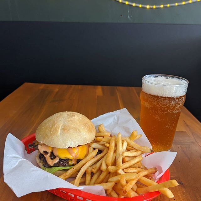 We've missed you guys! From Tuesday you can join us for a burger and a pint. It will be with a limited capacity and following the Gov guidelines. Now taking bookings of up to six peeps. Big thank you to everyone who ordered takeaway over the past few