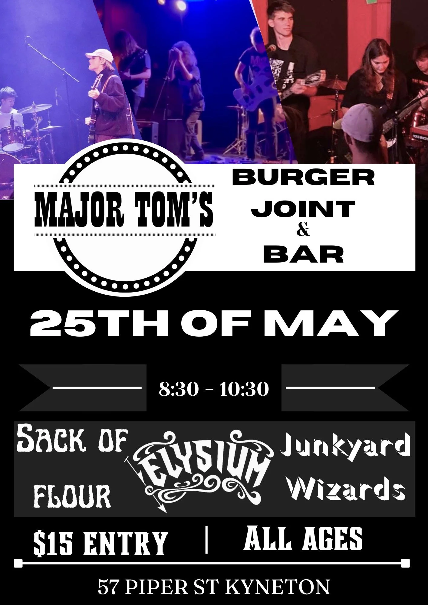 ELYSIUM, JUNKYARD WIZARDS &amp; SACK OF FLOUR