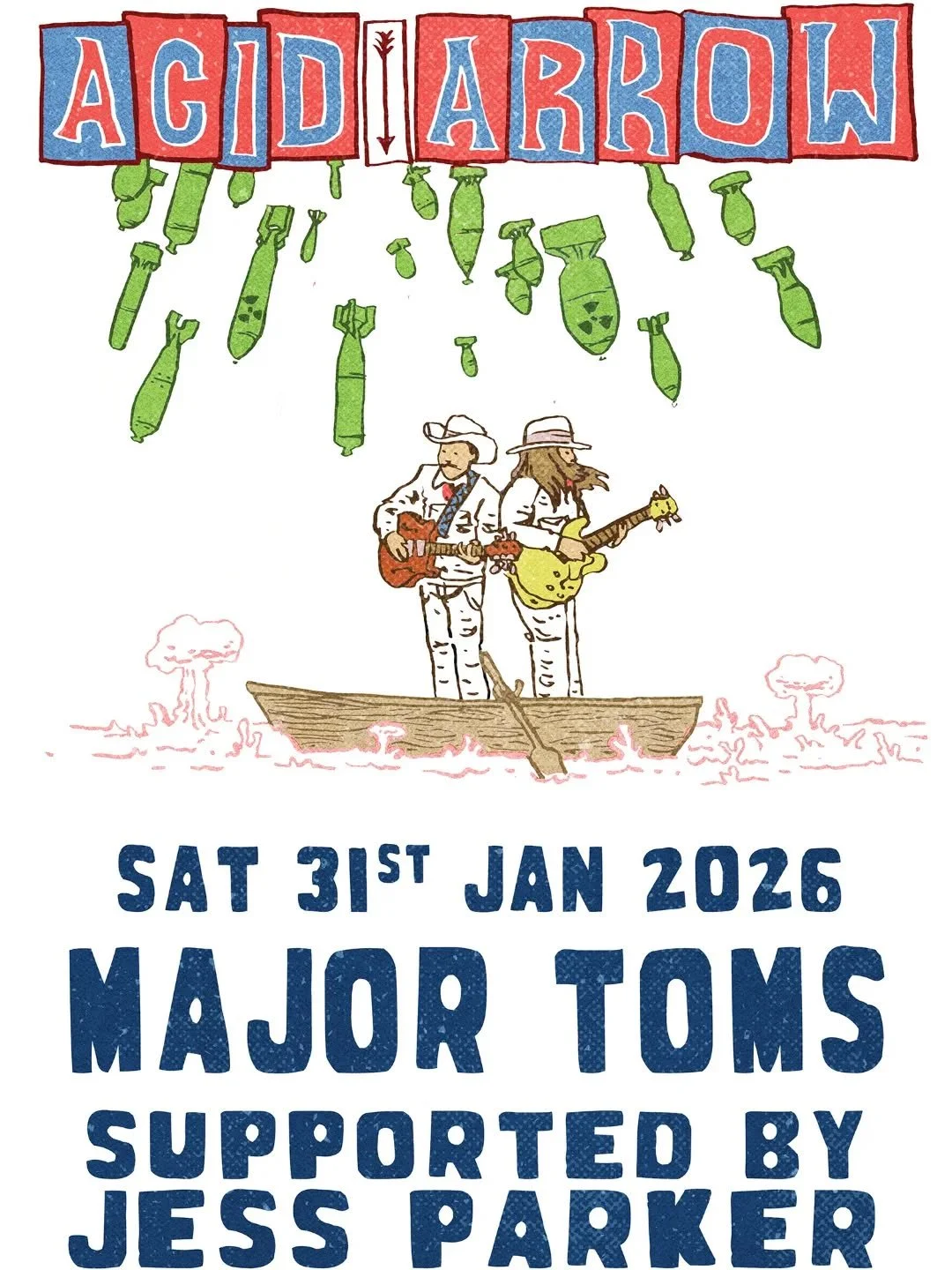 ACID&nbsp;ARROW - Then it Rains single launch w/Jess Parker (solo)

First single from Naarm sorcerers of twang, Brooke Penrose and Brett Marshall. Hailing from bands like Mightiest of Guns, Cash Savage and
the Last Drinks, Saint Jude and Little John,