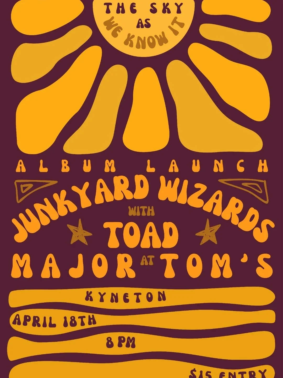 Junkyard Wizards debut album comes out tomorrow!! You can catch the psych-rock juggernaut this Saturday night with very special guests Toad
@junkyardwizards @band.toad