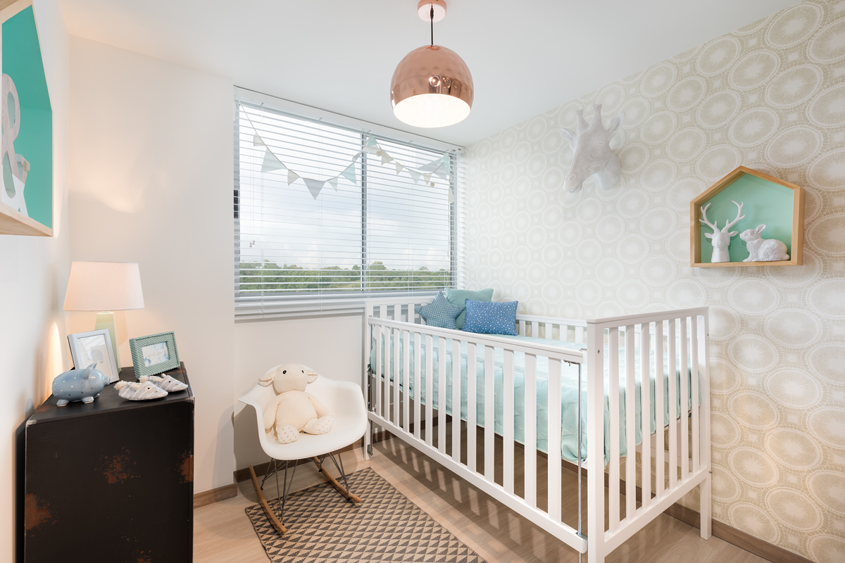 Foto de proyectos inmobiliarios en Medellín, habitación apartamento Villa Terra. Jorge Mesa