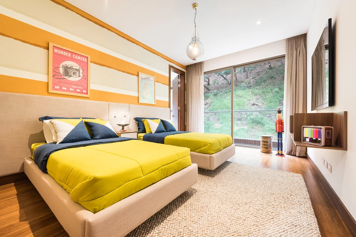 Fotografía de proyectos de construcción, habitación apartamento Cerros de los Alpes. Jorge Mesa