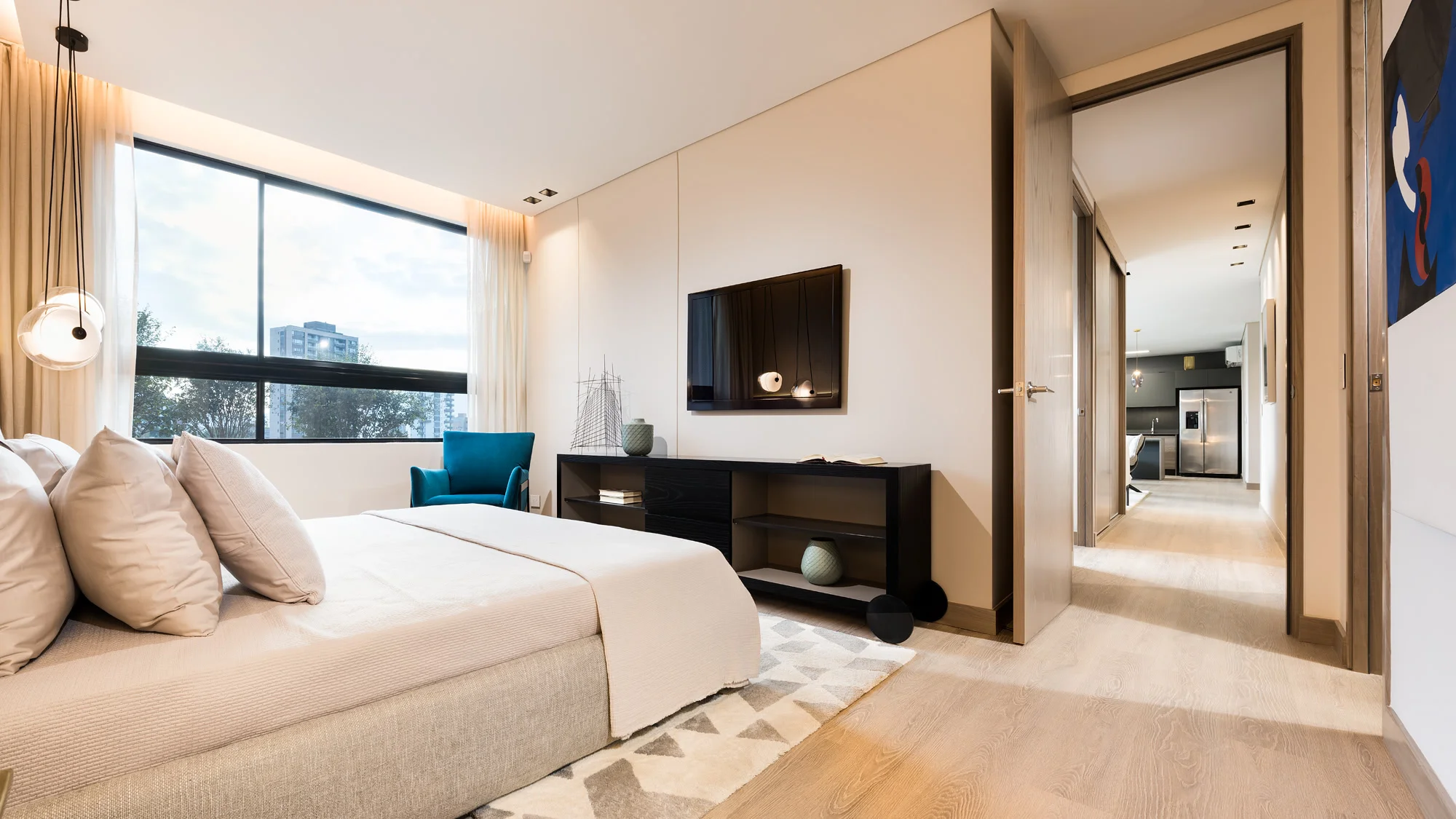 Fotografía de proyectos de construcción, habitación apartamento Saint Michel. Jorge Mesa