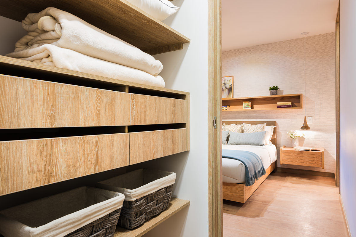 Foto de proyectos de construcción, vestier apartamento San Remo. Jorge Mesa Fotografía